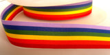 R4525 25mm Rainbow Ribbon (Gay Pride) - Ribbonmoon