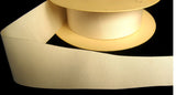 R4606 40mm Ivory Cream Polyester Grosgrain Ribbon by Berisfords - Ribbonmoon