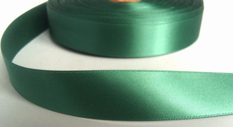 R4645 25mm Forest Jade Green Double Face Satin Ribbon - Ribbonmoon