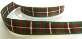 R4675 16mm Polyester Tartan Ribbon - Ribbonmoon