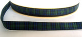 R4722 11mm Blackwatch Tartan Polyester Ribbon - Ribbonmoon