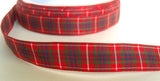 R4724 17mm Polyester Tartan Ribbon - Ribbonmoon