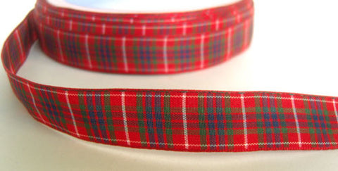 R4724 17mm Polyester Tartan Ribbon - Ribbonmoon