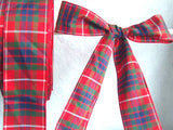 R4980 38mm Fraser Tartan Polyester Ribbon