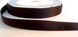 R5330 10mm Dark Chocolate Brown Double Faced Satin Ribbon by Offray - Ribbonmoon