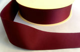 R5331 34mm Burgundy Polyester Grosgrain Ribbon by Berisfords - Ribbonmoon