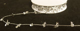 R5563 7mm Silver Wire Trim with Lurex Bows - Ribbonmoon