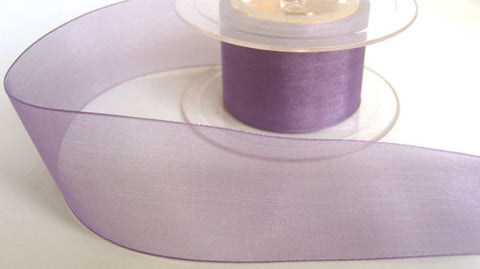 R1616 38mm Lavender Nylon Sheer Ribbon