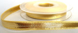 R5700 12mm Gold Patterned Lurex Ribbon by Berisfords