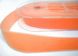 R6347 23mm Apricot Nylon Velvet Ribbon by Berisfords