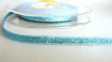 R6349 6mm Turquoise Blue Metallic Lame Ribbon - Ribbonmoon