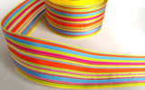 R6364 40mm Berisfords Double Sided Solid and Sheer Stripe Ribbon - Ribbonmoon