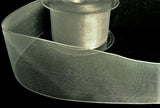 R6429 53mm Silver Metallic Sheer Ribbon by Berisfords