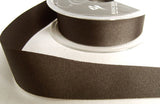 R7640 40mm Smoked Grey Polyester Grosgrain Ribbon by Berisfords - Ribbonmoon