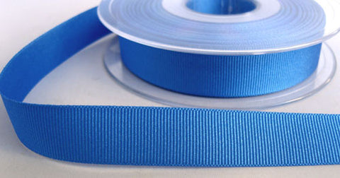 R6476 16mm Light Royal Blue Polyester Grosgrain Ribbon by Berisfords - Ribbonmoon