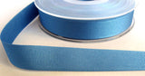 R6481 16mm Deep Dusky Blue Polyester Grosgrain Ribbon by Berisfords - Ribbonmoon