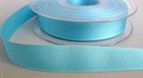 R6484 16mm Pale Peacock Blue Polyester Grosgrain Ribbon by Bersifords - Ribbonmoon