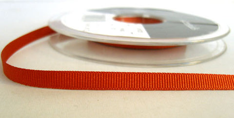 R6516 6mm Copper Rust 9160 Polyester Grosgrain Ribbon by Berisfords - Ribbonmoon