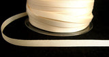 R6527 6mm Ivory Cream 9607 Polyester Grosgrain Ribbon by Berisfords - Ribbonmoon