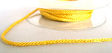 R6552 3mm Buttercup Yellow Twisted Cord - Ribbonmoon