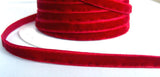 R6555 8mm Scarlet Berry Nylon Velvet Ribbon - Ribbonmoon