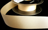 R6565 25mm Eggshell 9612 Polyester Grosgrain Ribbon by Berisfords - Ribbonmoon