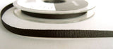 R6568 6mm Smoked Grey 9720 Polyester Grosgrain Ribbon by Berisfords - Ribbonmoon