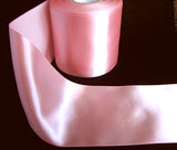 R6585 100mm Rose Pink Budget Single Face Satin Ribbon - Ribbonmoon