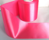 R6586C 10cm Sugar Pink Single Face Satin Ribbon - Ribbonmoon