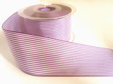R6619 50mm Lilac "Stripes" Double Face Polyester Ribbon by Berisfords