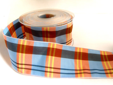 R7378 50mm Polyester Tartan Ribbon by Berisfords