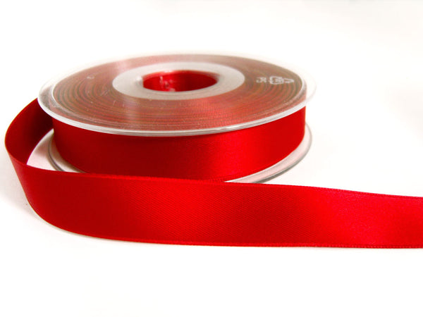 16mm Poppy Red Double Face Satin Ribbon – Ribbonmoon