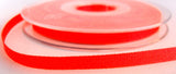 R7601 6mm Fluorescent Orange Polyester Grosgrain Ribbon by Berisfords - Ribbonmoon