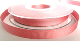 R7628 10mm Dusky Pink Polyester Grosgrain Ribbon by Berisfords - Ribbonmoon