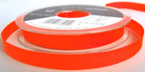R7636 10mm Fluorescent Orange Polyester Grosgrain Ribbon by Berisfords - Ribbonmoon
