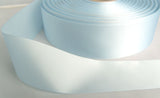 R7696 50mm Sky Blue Polyester Soft Touch Taffeta by Berisfords - Ribbonmoon