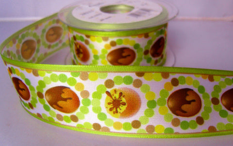 R7833 40mm Polyester Easter Egg Design Ribbon - Ribbonmoon
