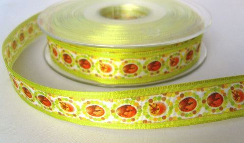 R7835 16mm Polyester Easter Egg Design Ribbon - Ribbonmoon