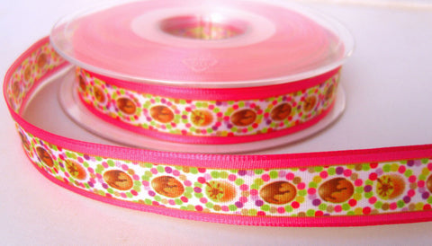 R7836 16mm Polyester Easter Egg Design Ribbon - Ribbonmoon