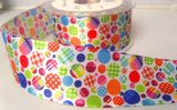 R7850 40mm Mixed Colour Spotty Design Taffeta Ribbon - Ribbonmoon