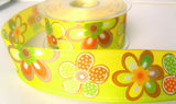 R7852 40mm Flowery Design Printed Soft Touch Taffeta Ribbon - Ribbonmoon