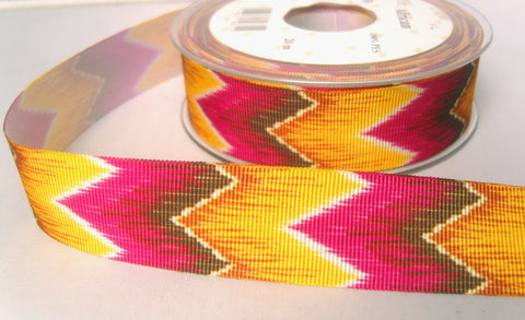 R7866 26mm Printed "African" Design Grosgrain Ribbon - Ribbonmoon