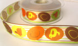 R7870 25mm Polyester Easter Egg, Bunny and Chick Design Ribbon - Ribbonmoon