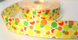 R7881 26mm Mixed Colour Spotty Design Taffeta Ribbon - Ribbonmoon