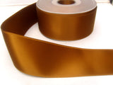 R7965 42mm Golden Brown Double Face Satin Ribbon - Ribbonmoon