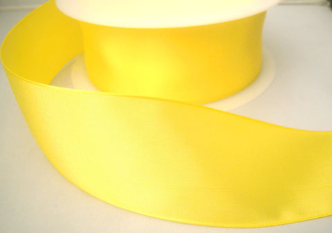 R7995 37mm Yellow Taffeta Ribbon with Monofilamet Edges - Ribbonmoon