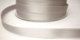 R8003 11mm Pale Silver Grey Double Face Satin Ribbon - Ribbonmoon