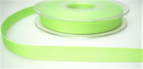 R8008 10mm Pale Lime Green Grosgrain Ribbon by Berisfords