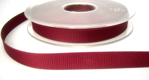 R8119 10mm Burgundy Nylon Grosgrain Ribbon by Berisfords