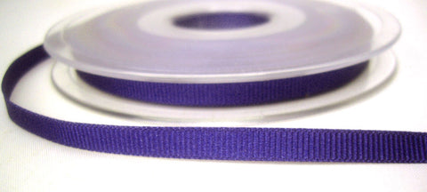 R8120 6mm Dark Royal Blue Polyester Grosgrain Ribbon by Berisfords - Ribbonmoon